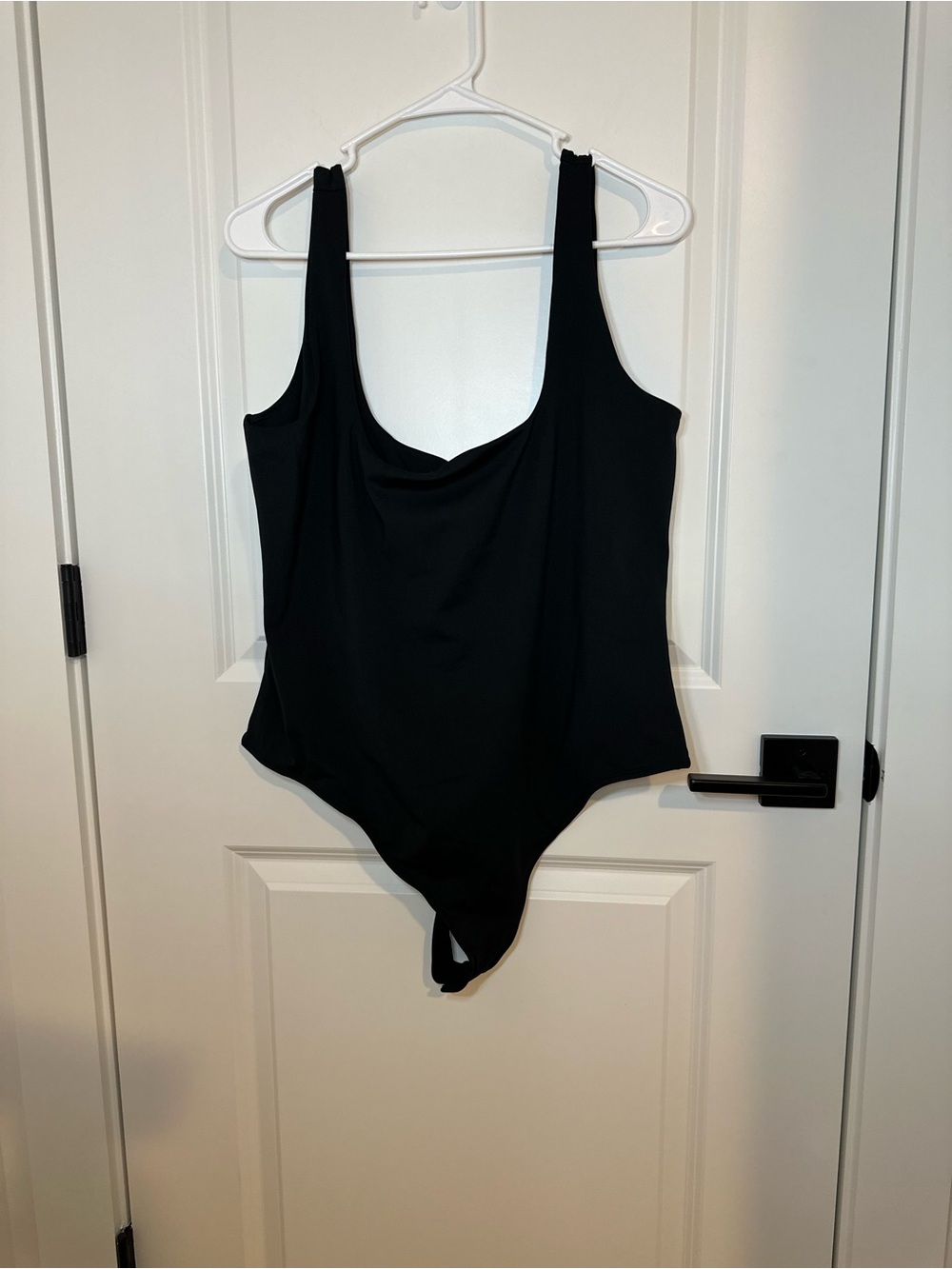 Express Black Scoop Neck Body Sculpting Bodysuit